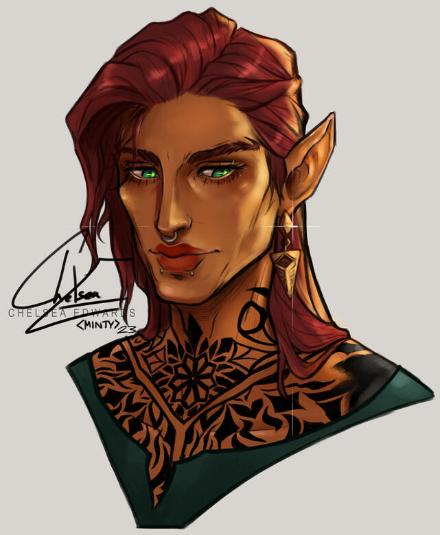 art by @Chelsea_E_Minty on twitter